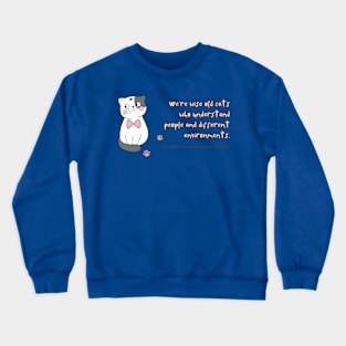 Cute cat meow meow Crewneck Sweatshirt